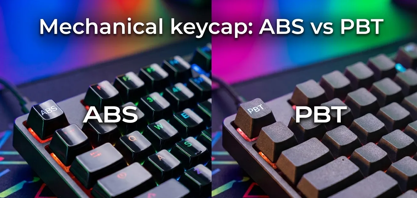 Differenza tra Keycaps ABS e PBT per Tastiere Meccaniche