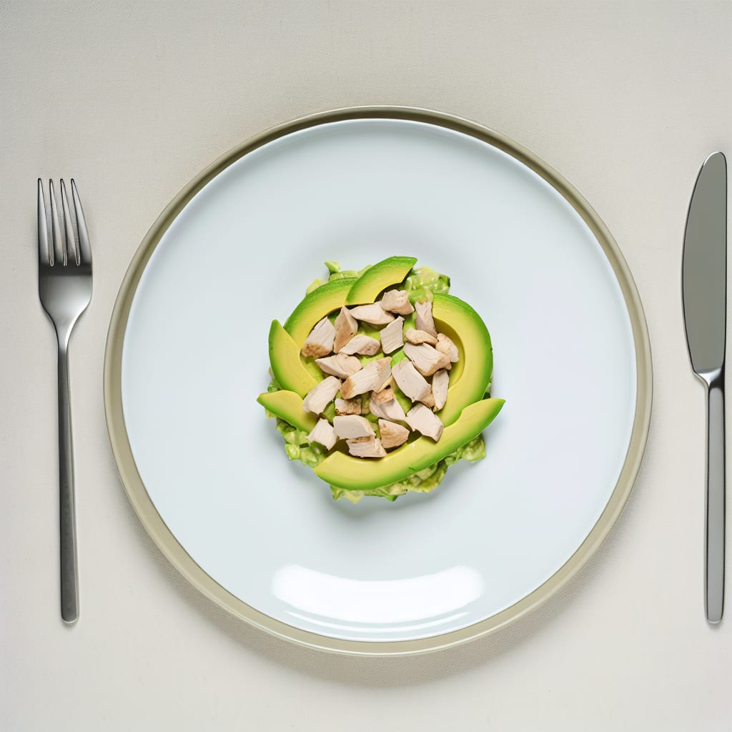 Ensalada de palta y pollo
