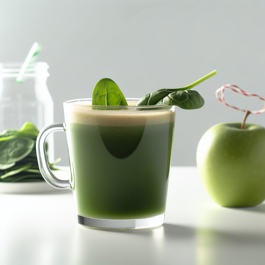 Jugo Detox de Espinaca y Manzana
