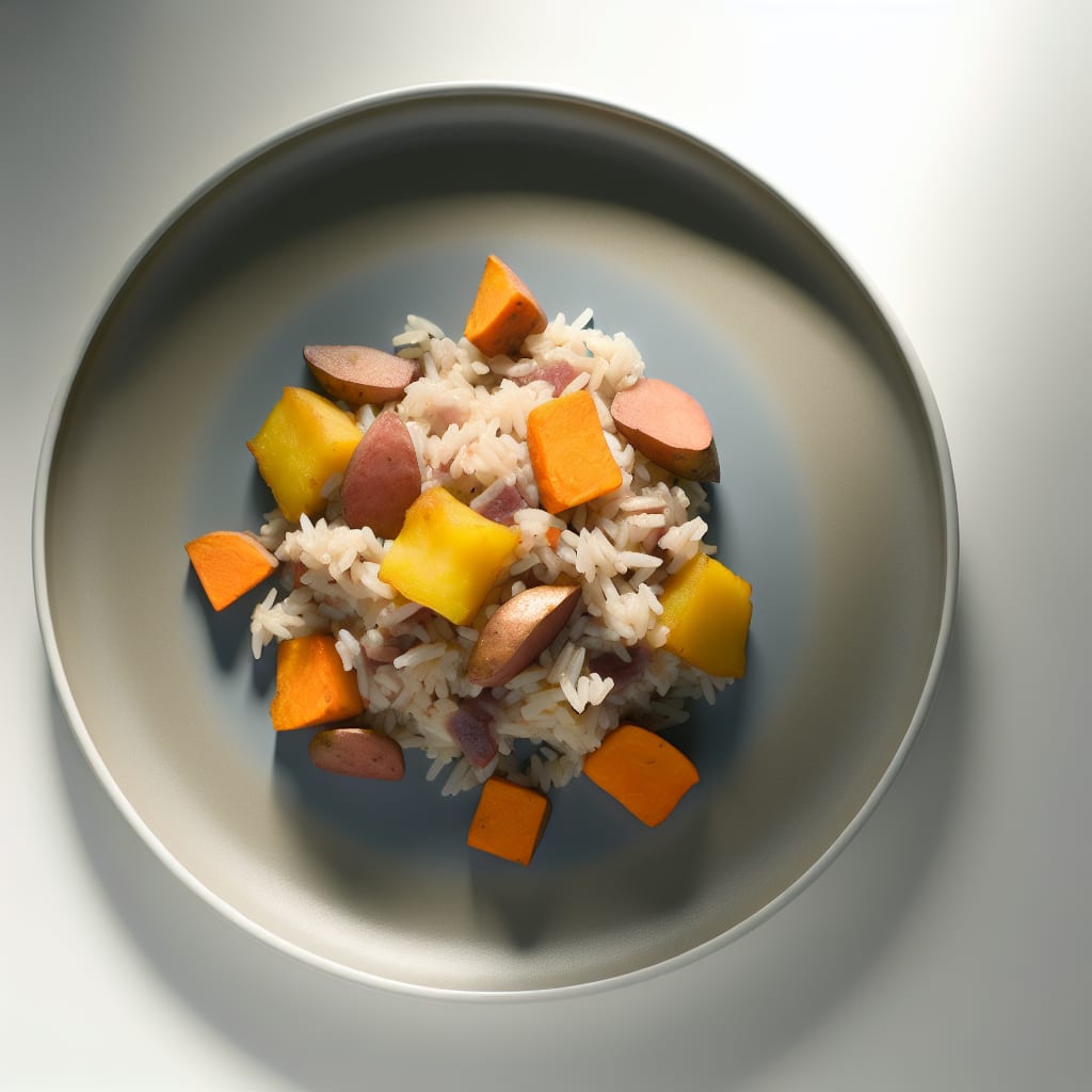 Arroz con Papas y Batatas