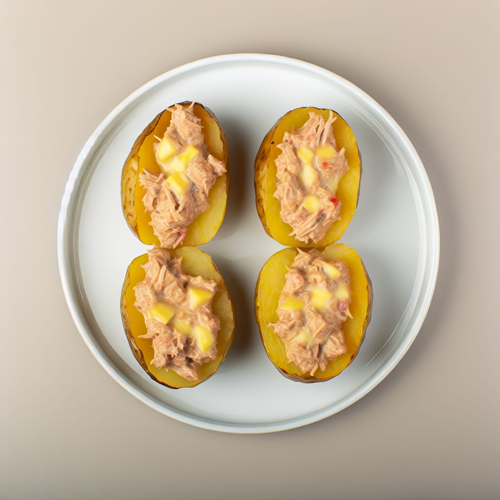 Papas Rellenas de Atún y Queso