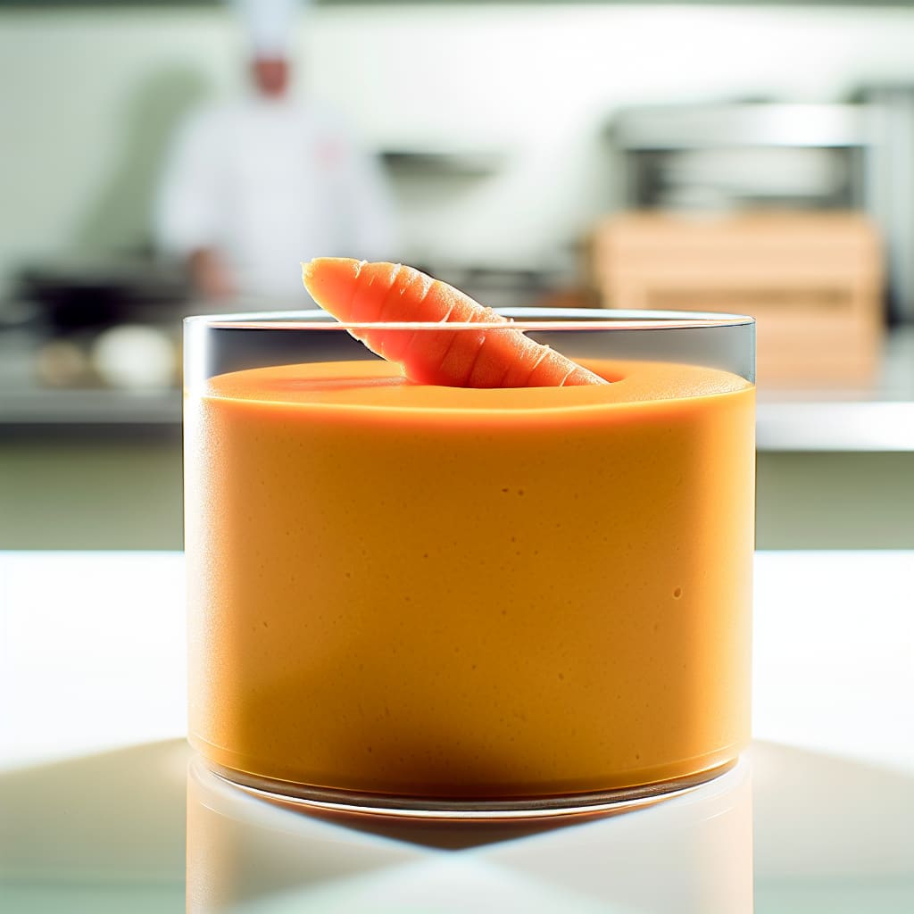 Mousse de zanahoria y naranja