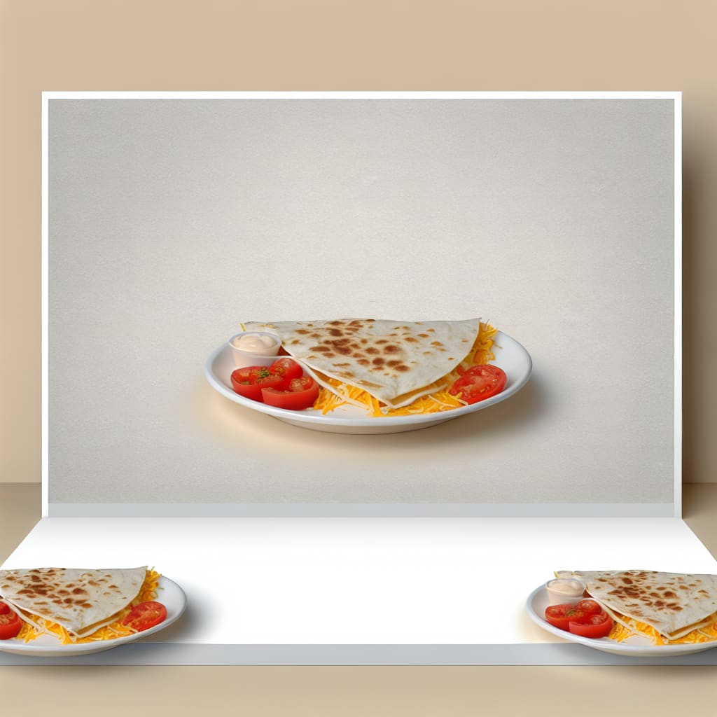 Quesadillas de queso y tomate