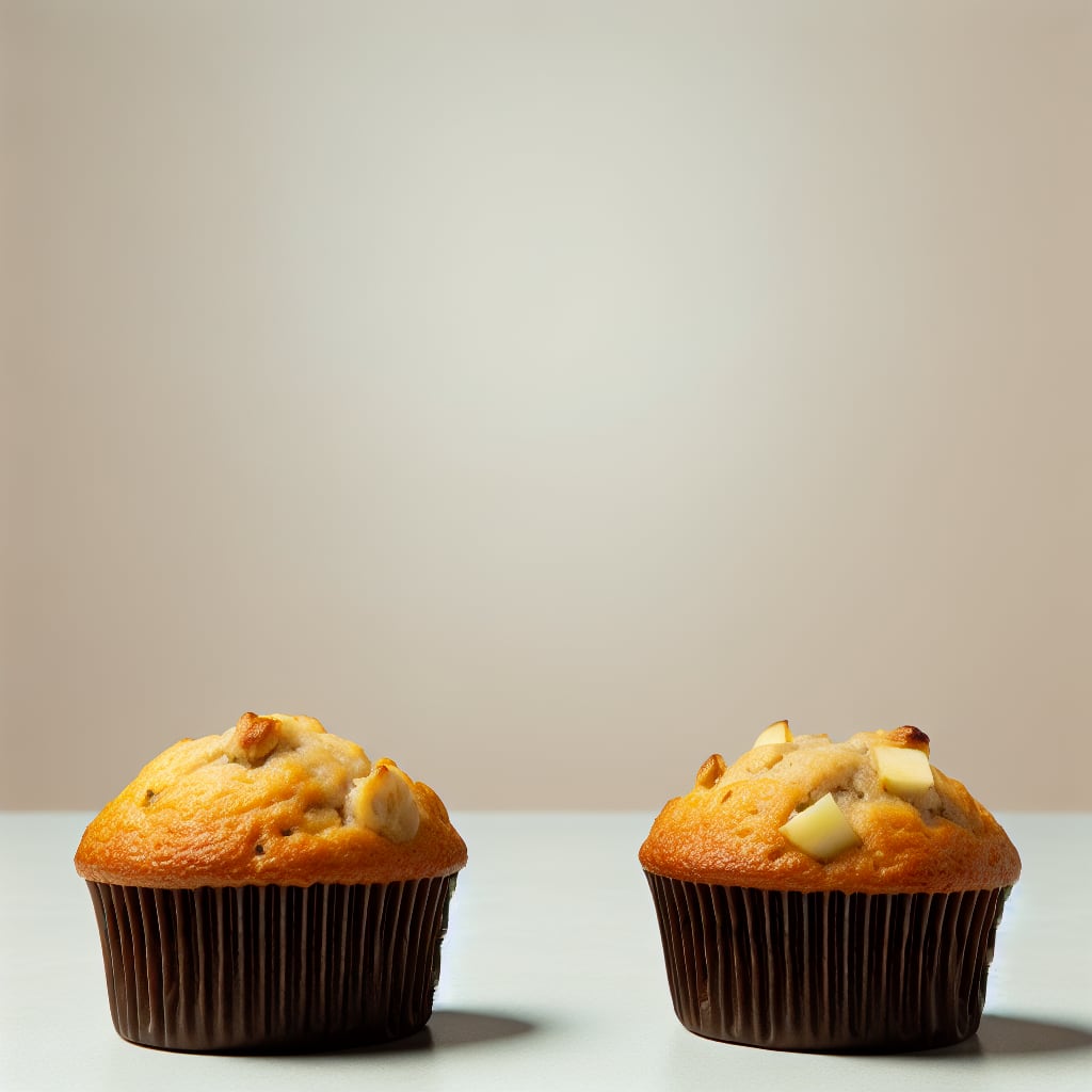 Muffins de Banana y Manzana