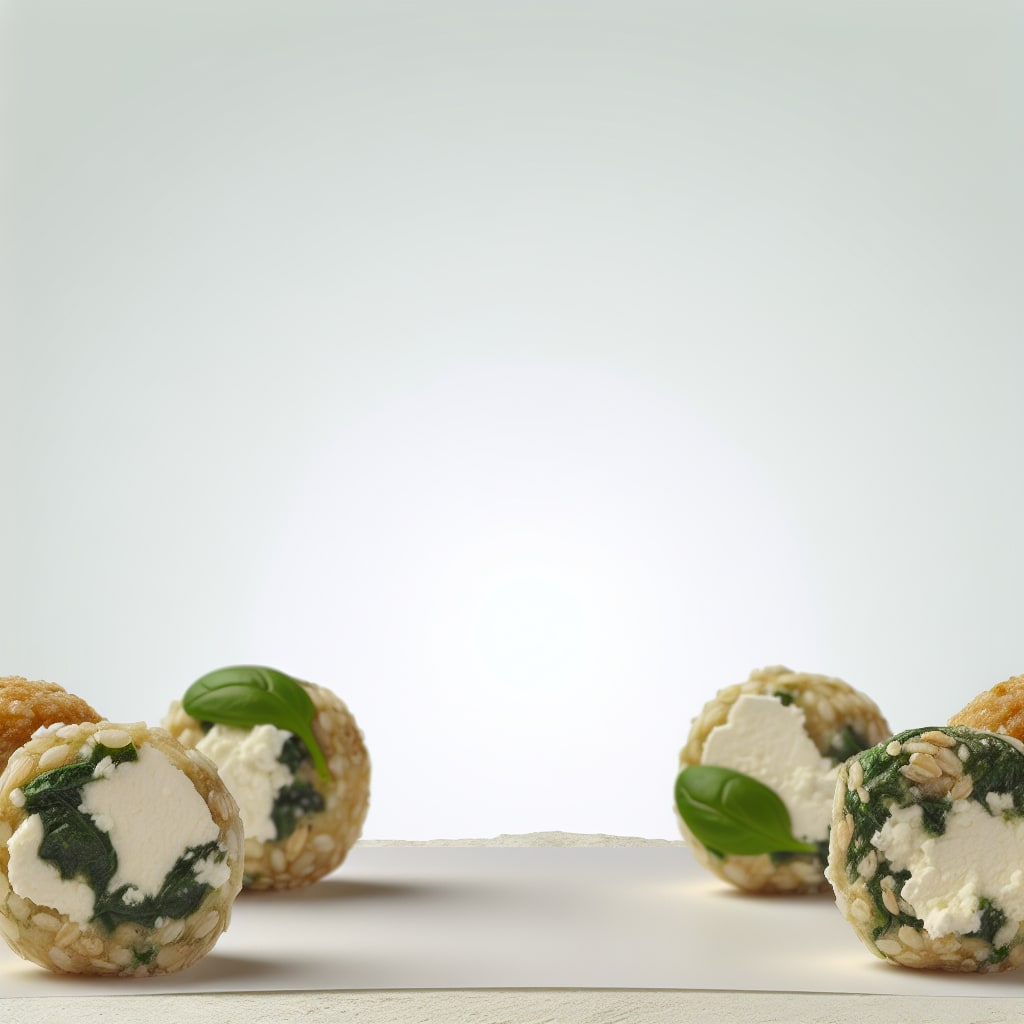 Bocaditos de ricota, espinaca y avena