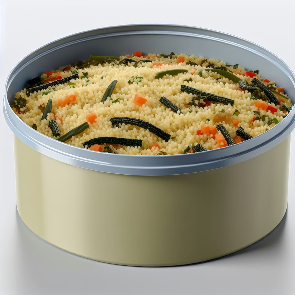 Cuscús con Algas y Verduras