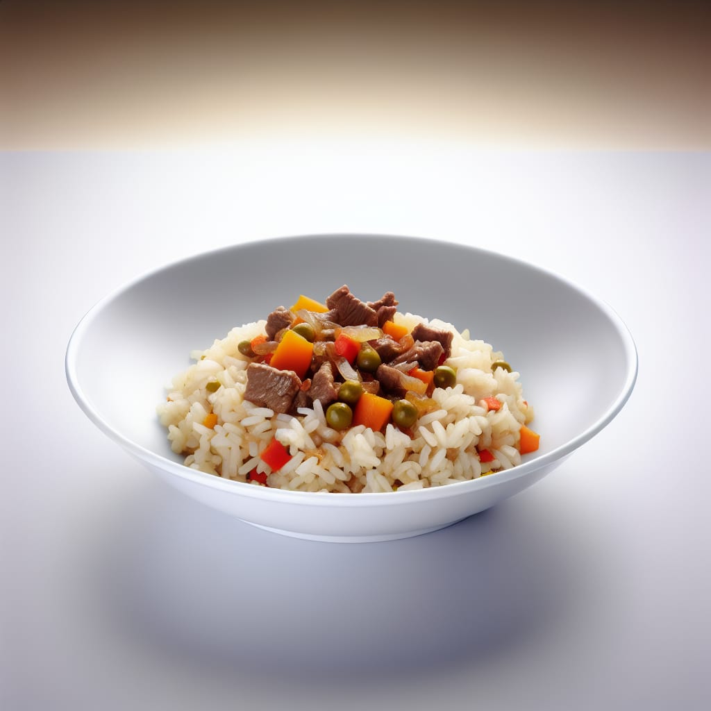 Arroz con Ternera y Verduras