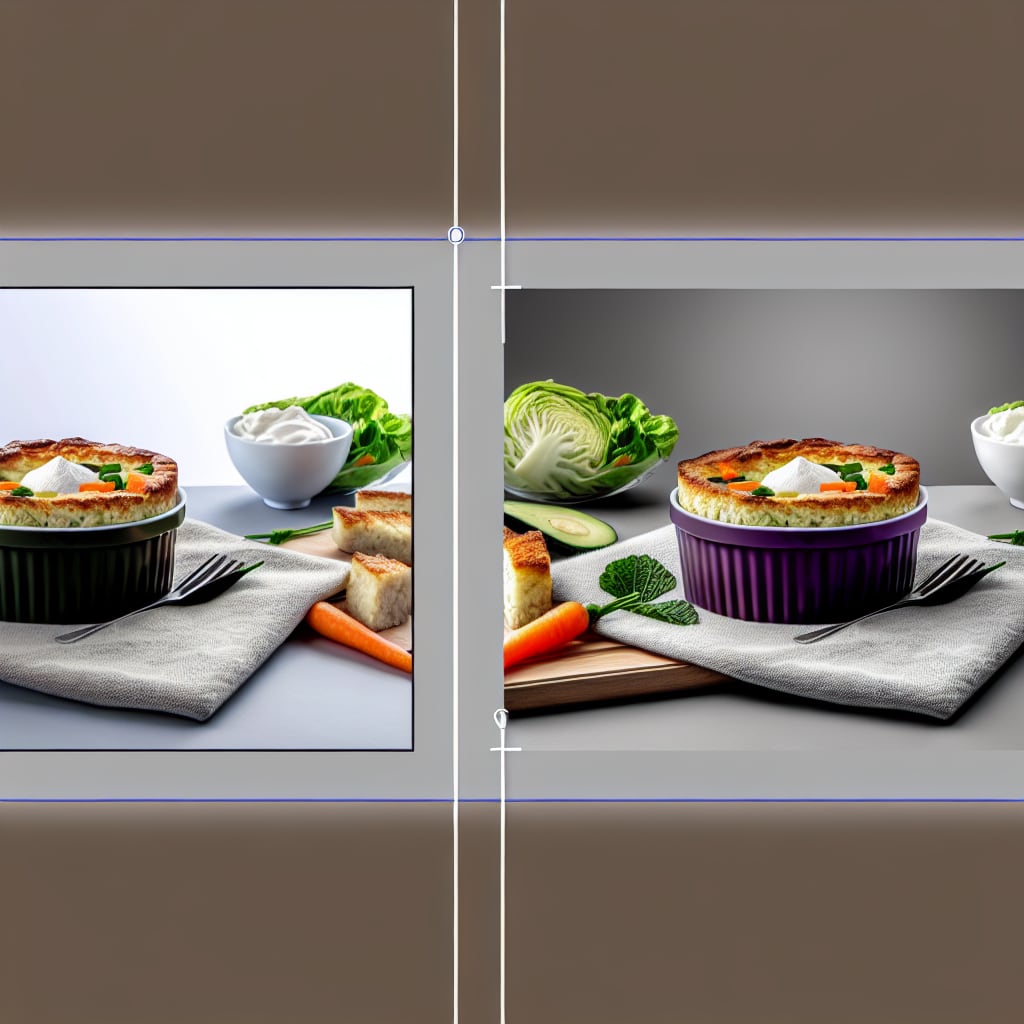 Soufflé de verduras y arroz