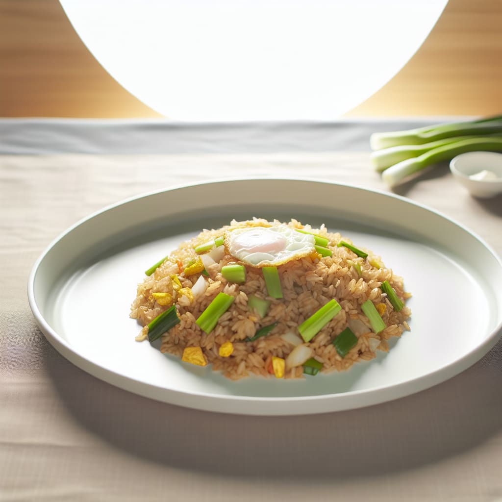 Arroz Frito con Verduras y Huevo