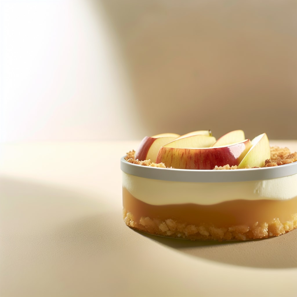 Postre de Manzana y Crema