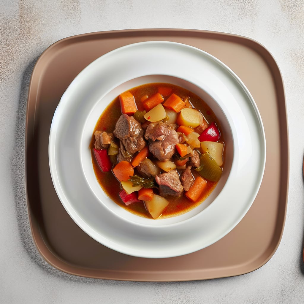 Guiso de carne con verduras