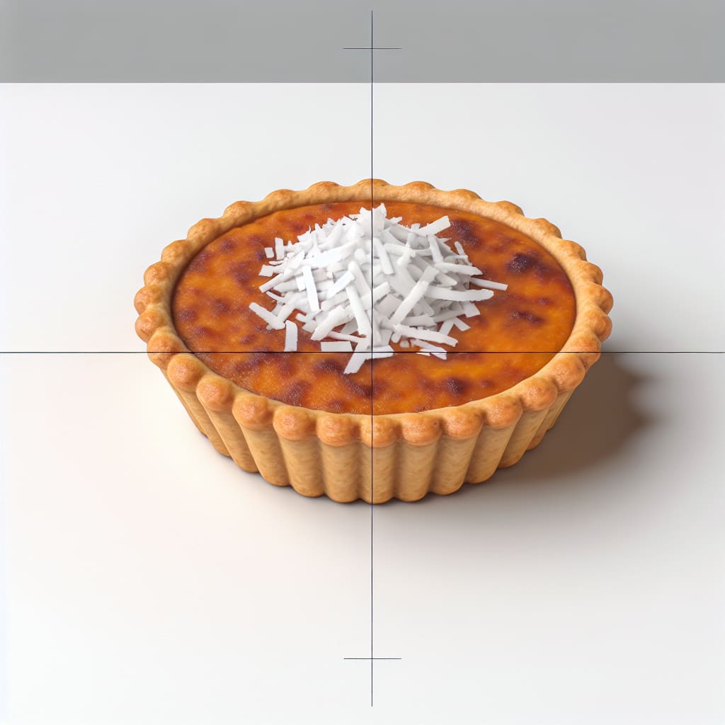 Tarta dulce de batata y coco