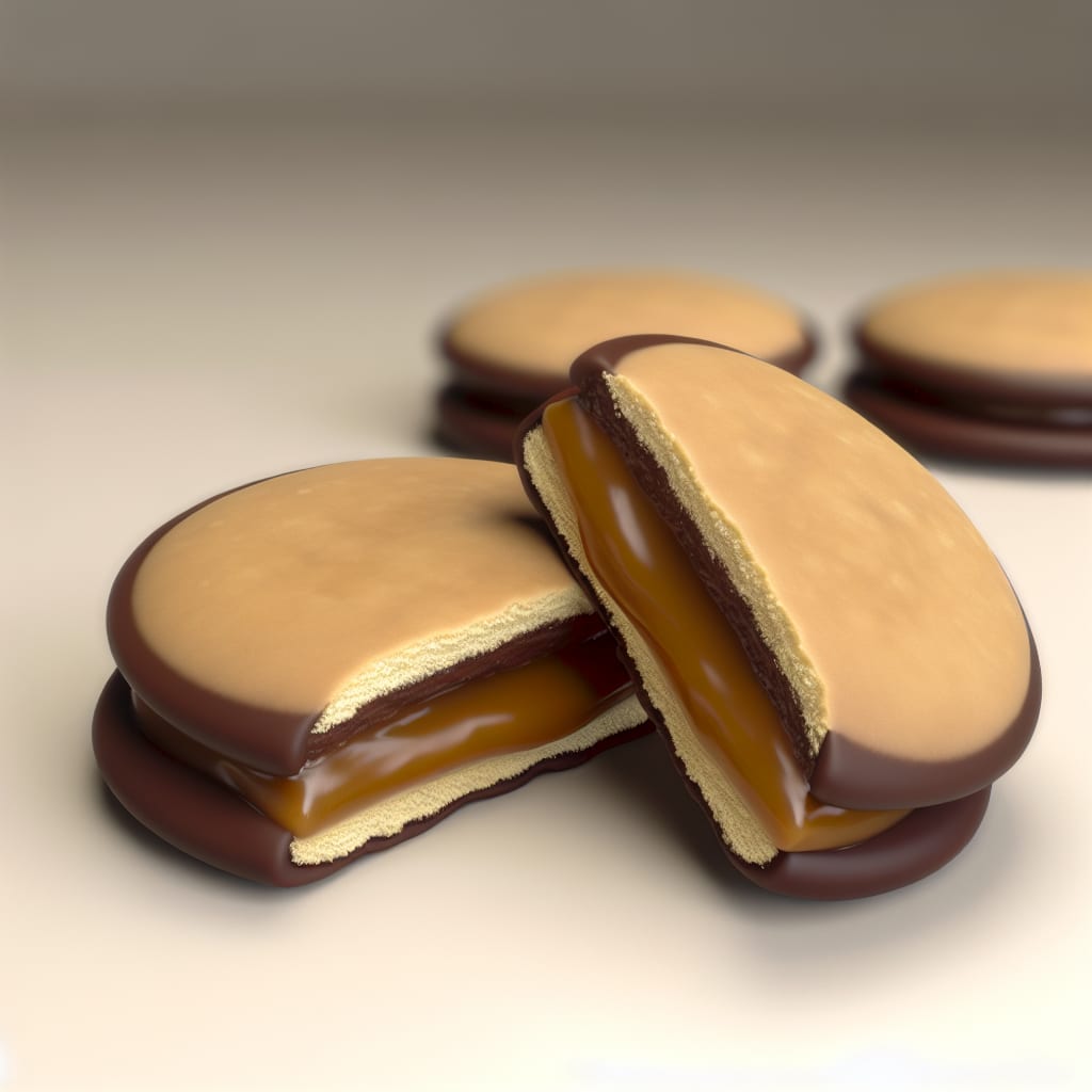 Alfajores de Chocolate y Dulce de Leche