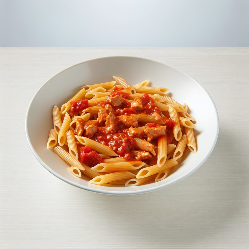Pasta con Salsa de Tomate y Carne