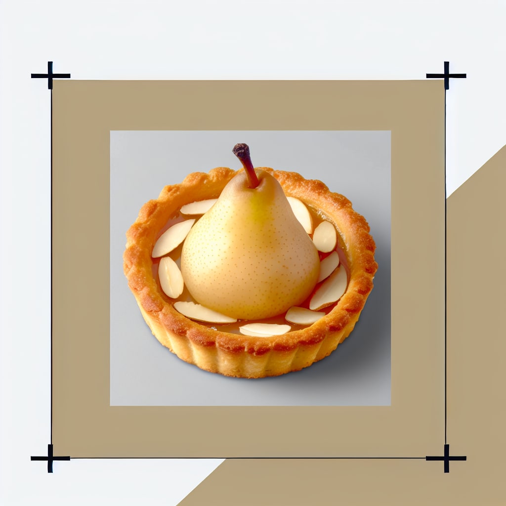 Tarta dulce de pera y almendras