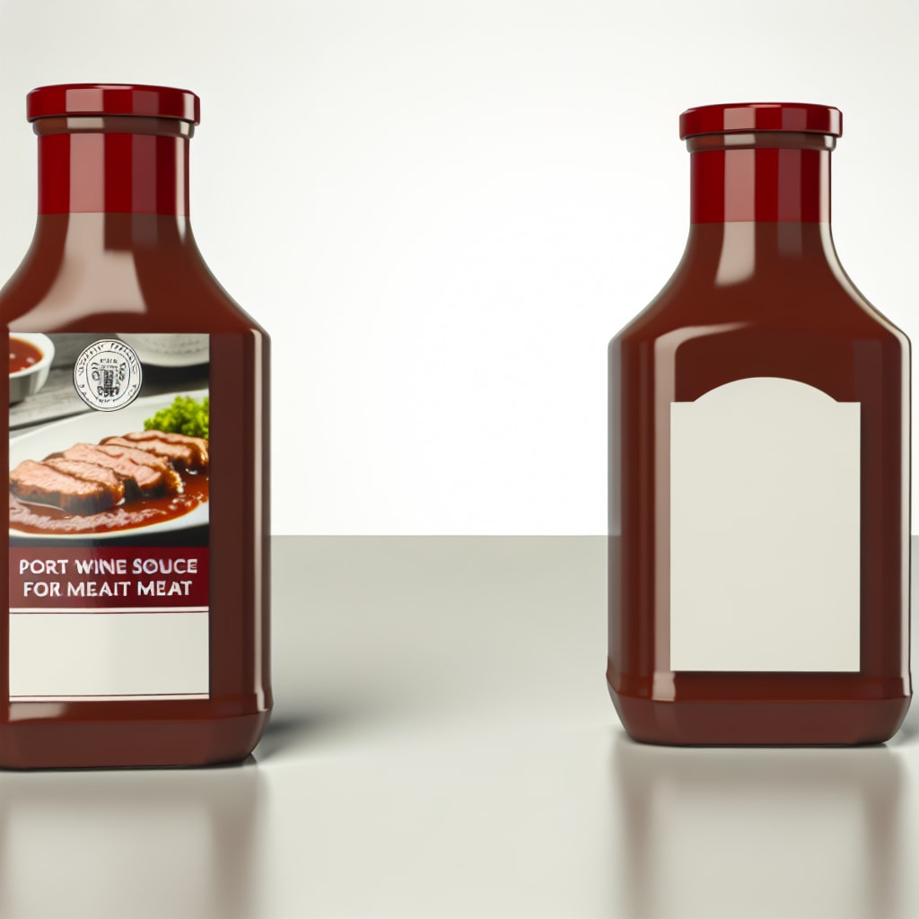 Salsa de vino porto para carne