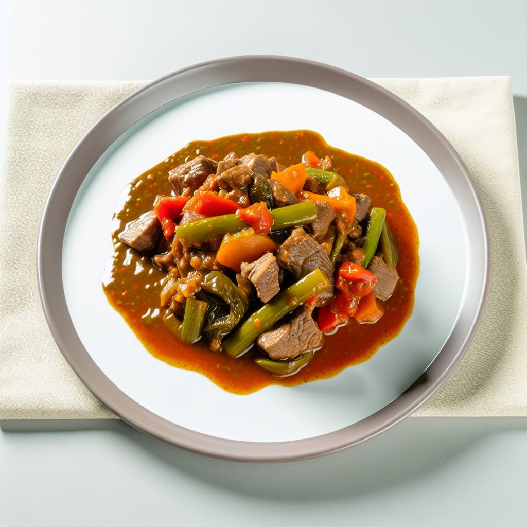 Ragú de ternera con verduras