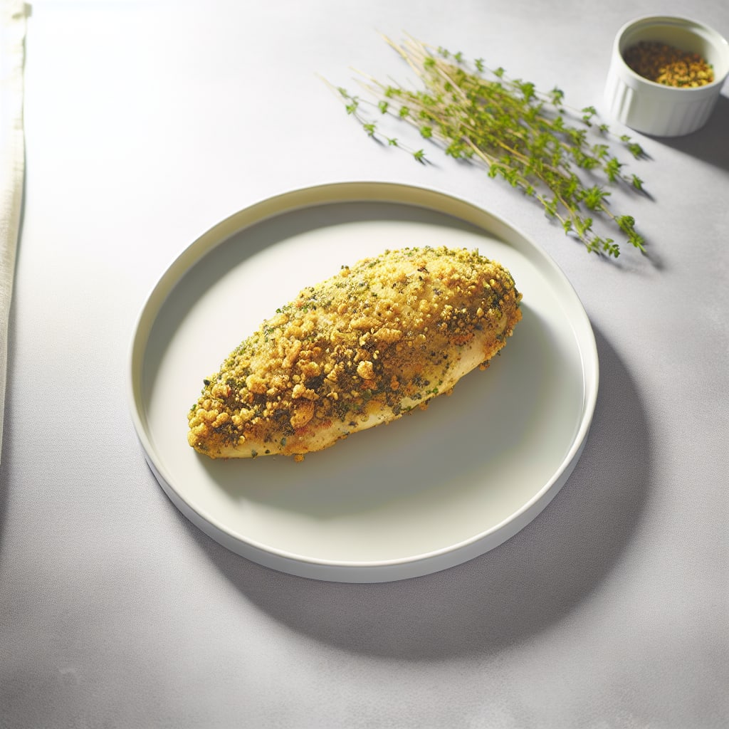Pollo Empanizado con Hierbas