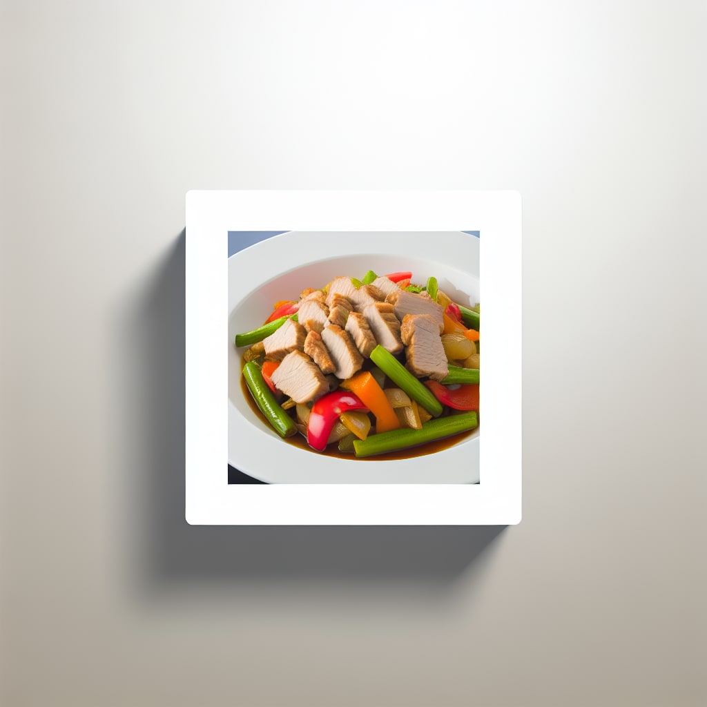 Salteado de Lomo de Cerdo con Verduras