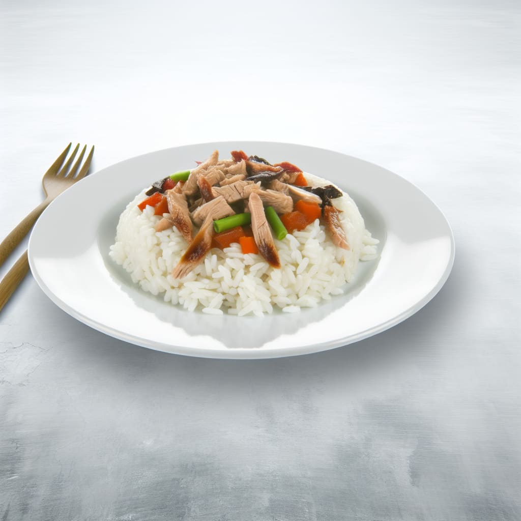 Arroz con Carne y Verduras