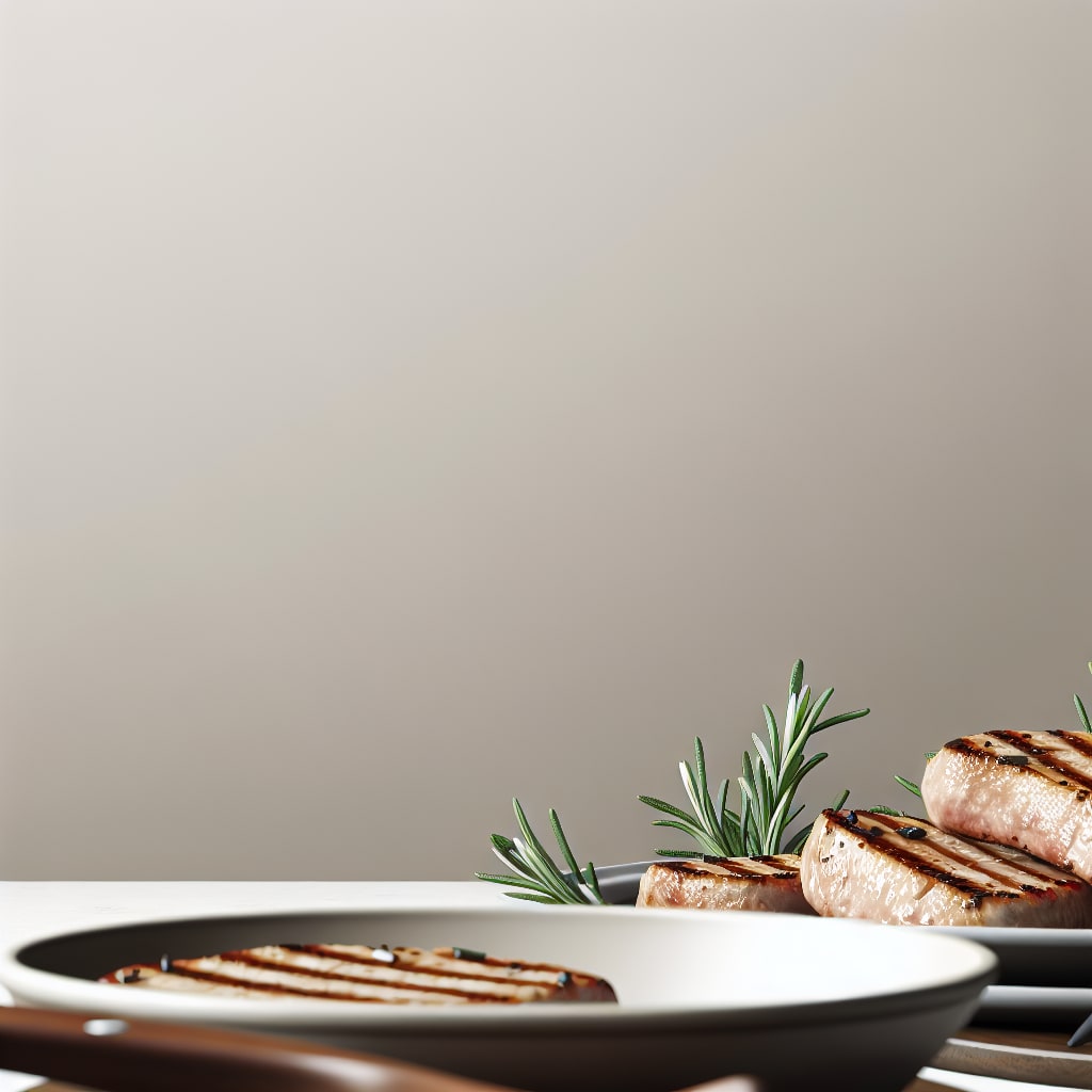 Chuletas de Cerdo a la Plancha con Romero