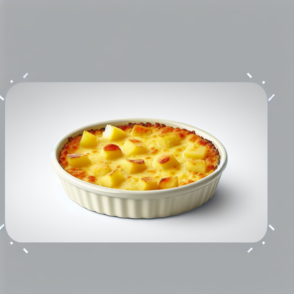 Gratinado de papa y queso