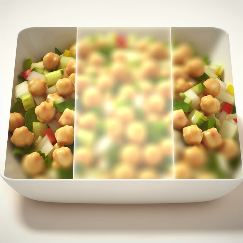 Ensalada de Garbanzos y Vegetales Frescos