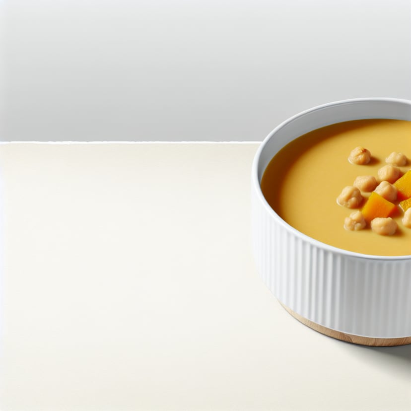 Sopa de Zapallo y Garbanzos