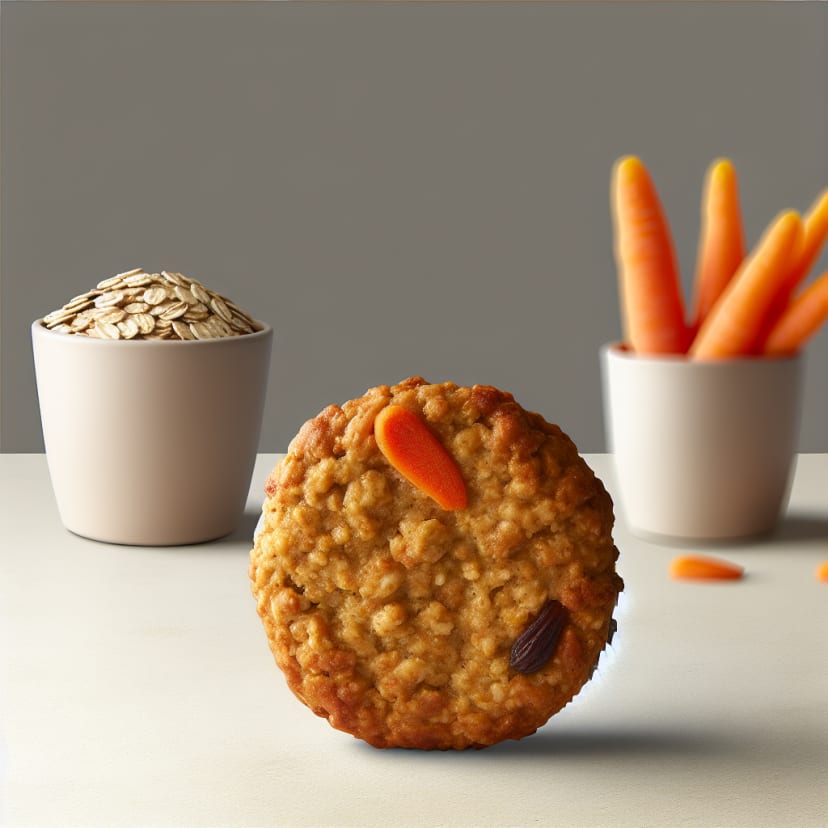 galletitas de avena, zanahoria y miel