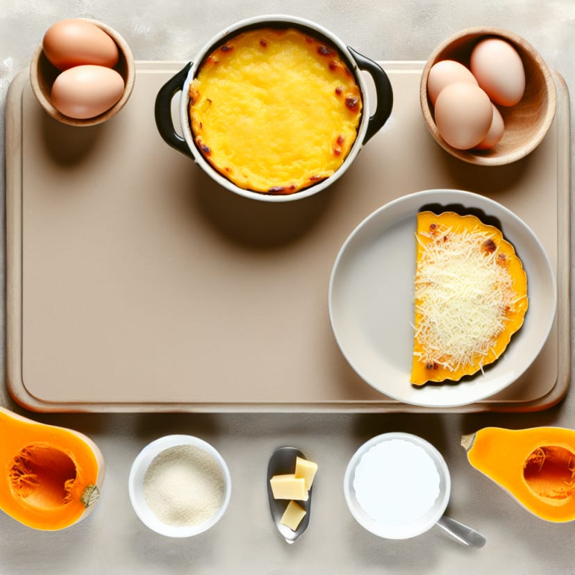 Gratinado de Zapallo y Queso