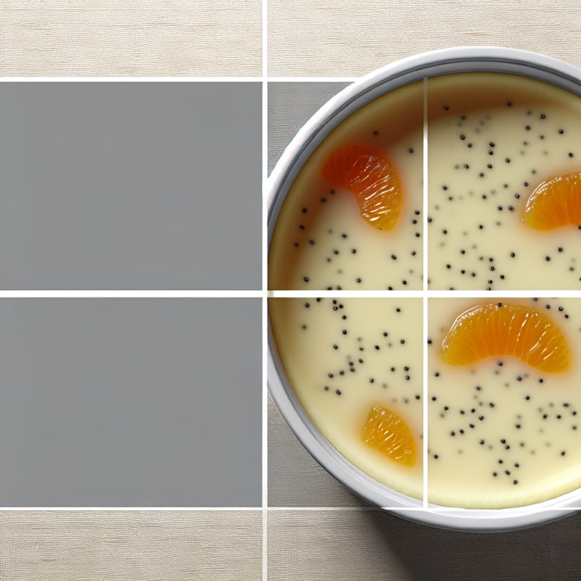 Budín húmedo de mandarina y amapola