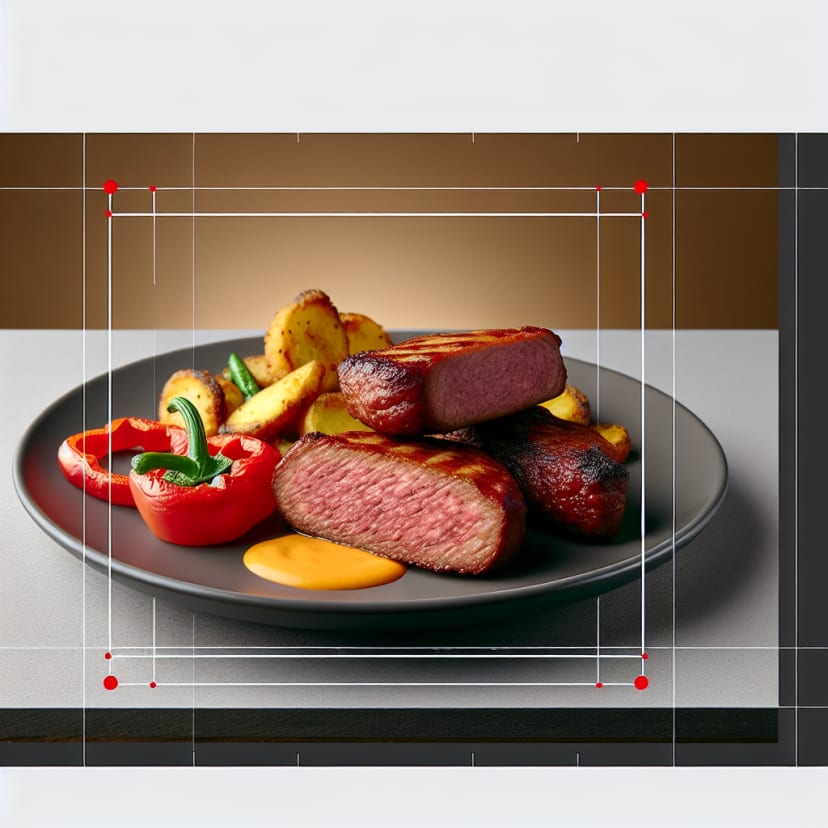 Bifes de Chorizo con Verduras al Aire