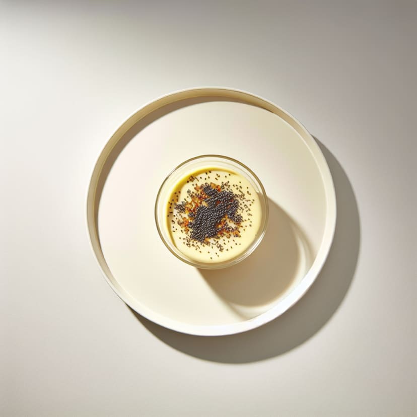 budín de ricota y limón con semillas de amapola