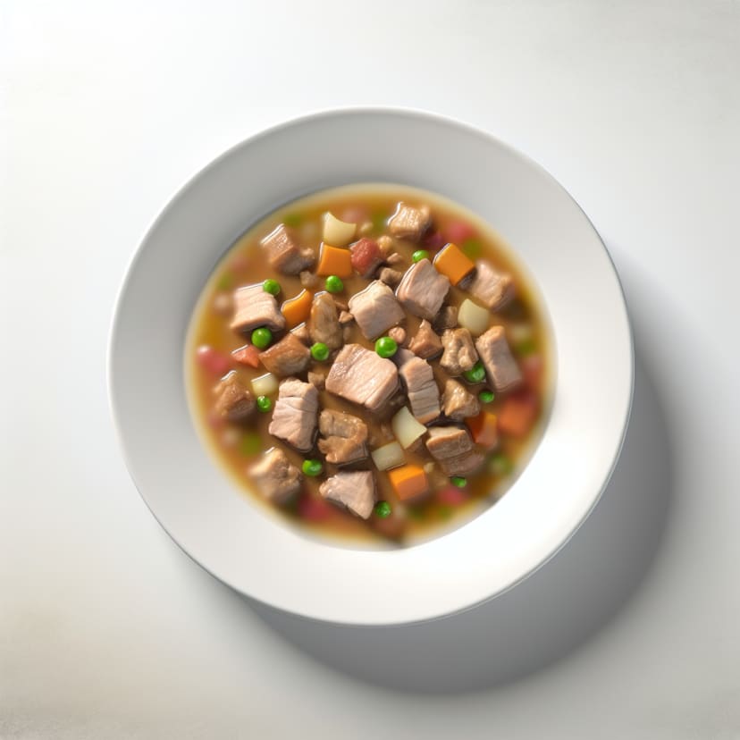 Guiso de cerdo con verduras