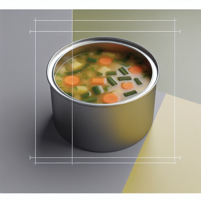 Sopa casera de verduras