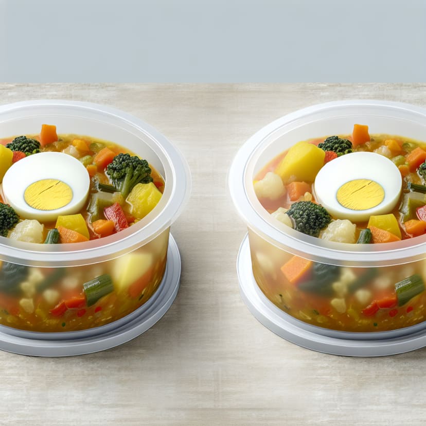 Guiso de Verduras y Huevo