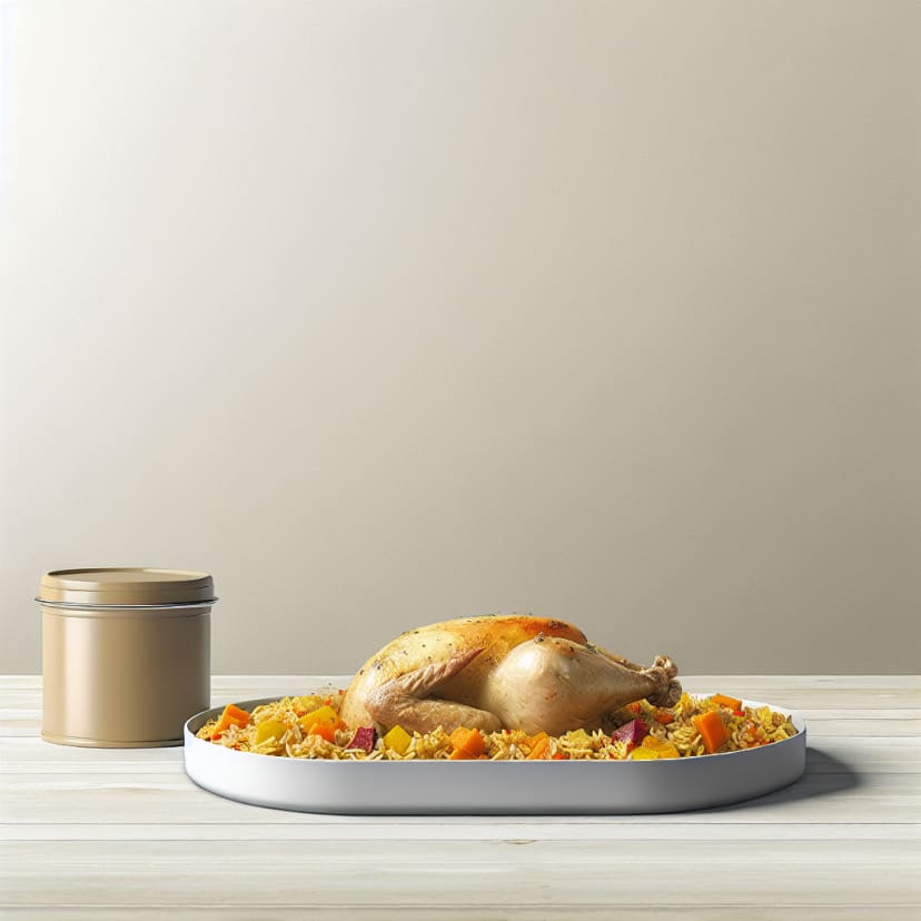 Arroz con Pavo y Verduras al Horno