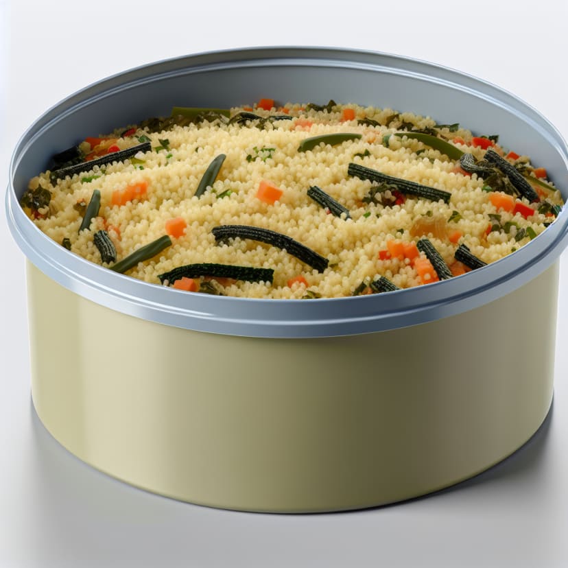 Cuscús con Algas y Verduras