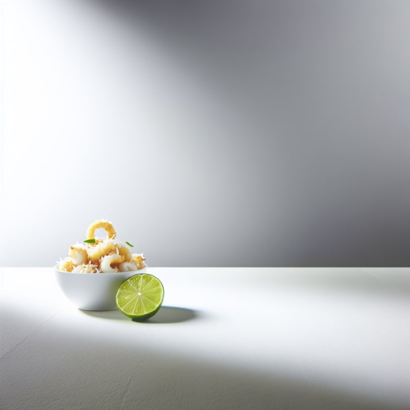 Calamares al Coco con Lima