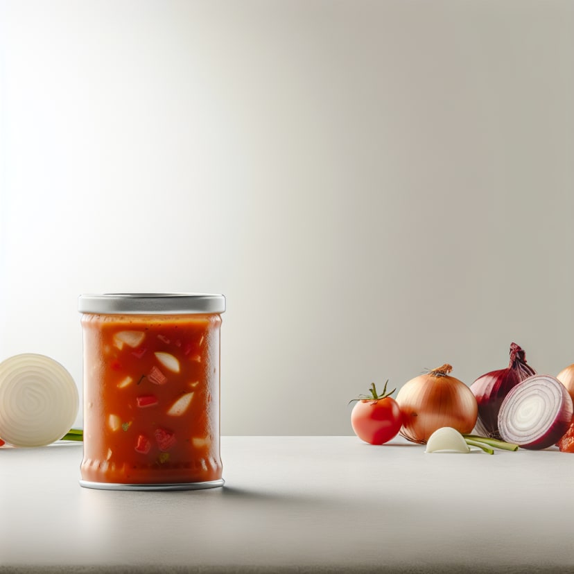 Sopa de Cebolla y Tomate