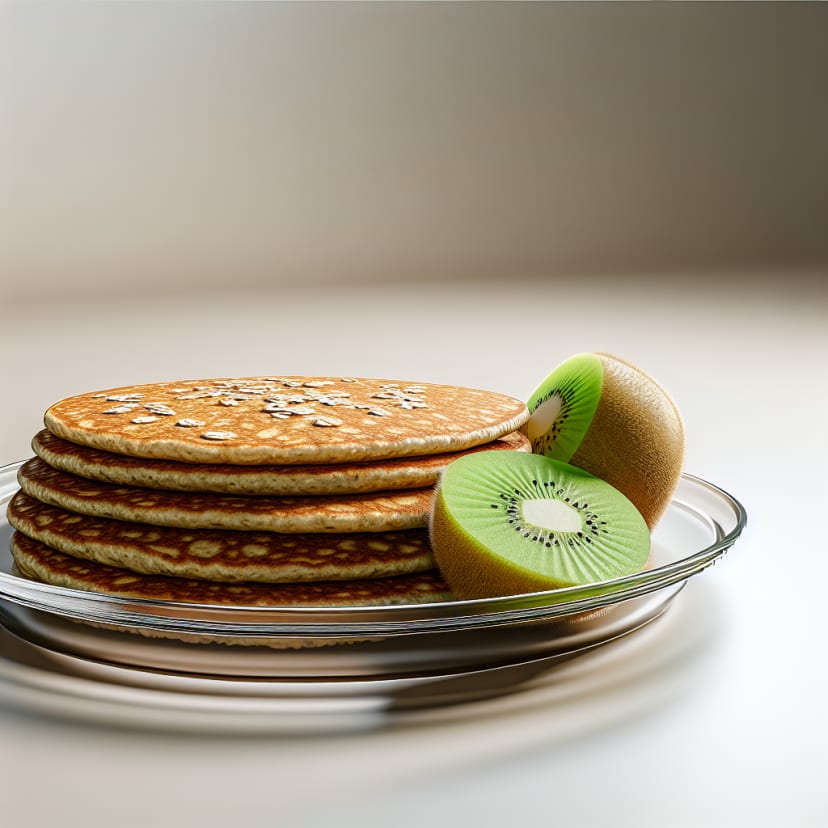 Panqueques de Avena y Kiwi