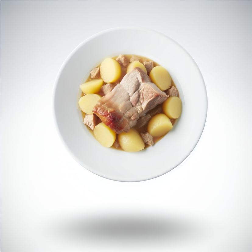 Estofado de Nalga de Cerdo y Papas
