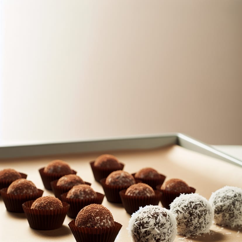 Trufas de Chocolate y Coco