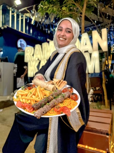 وجبة كفتة لحمة فحم