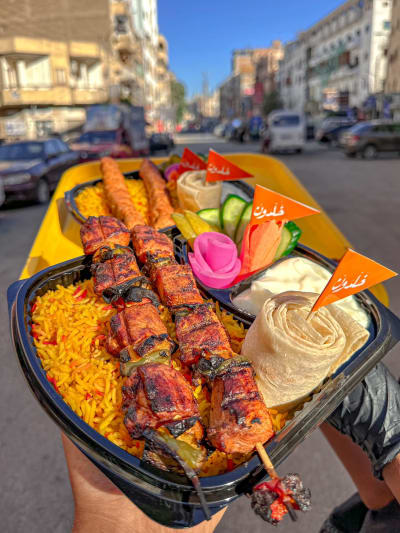 وجبة شيش طاووق