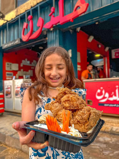 وجبة شيش طاووق أطفال