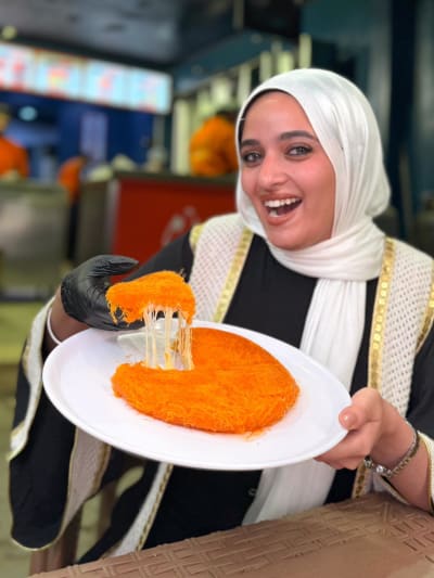 كنافة نابلسية ساده