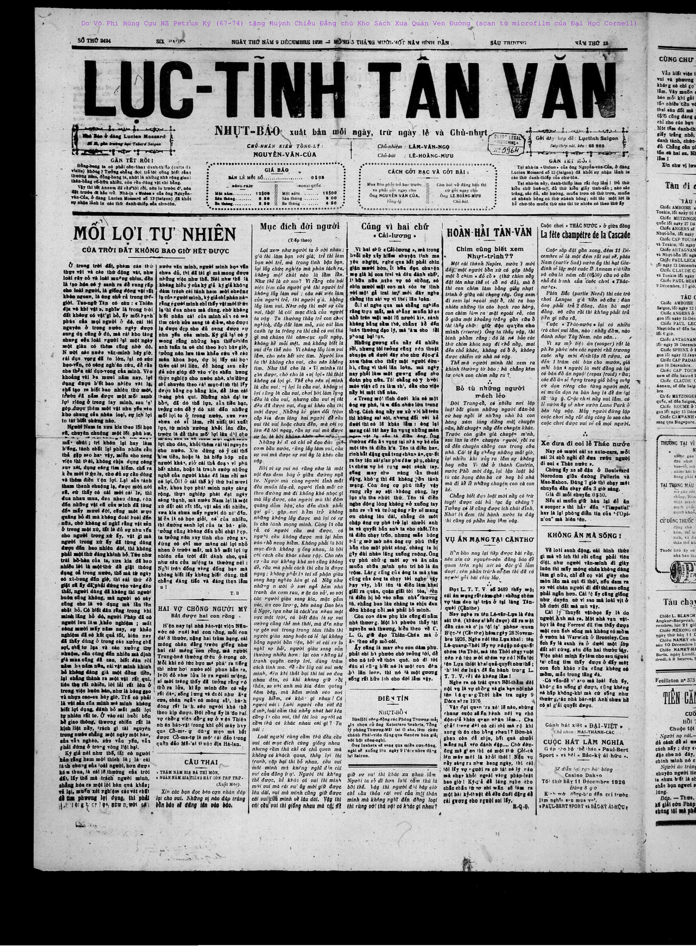 Lục Tỉnh Tân Văn_2494 09Dec1926.Pdf