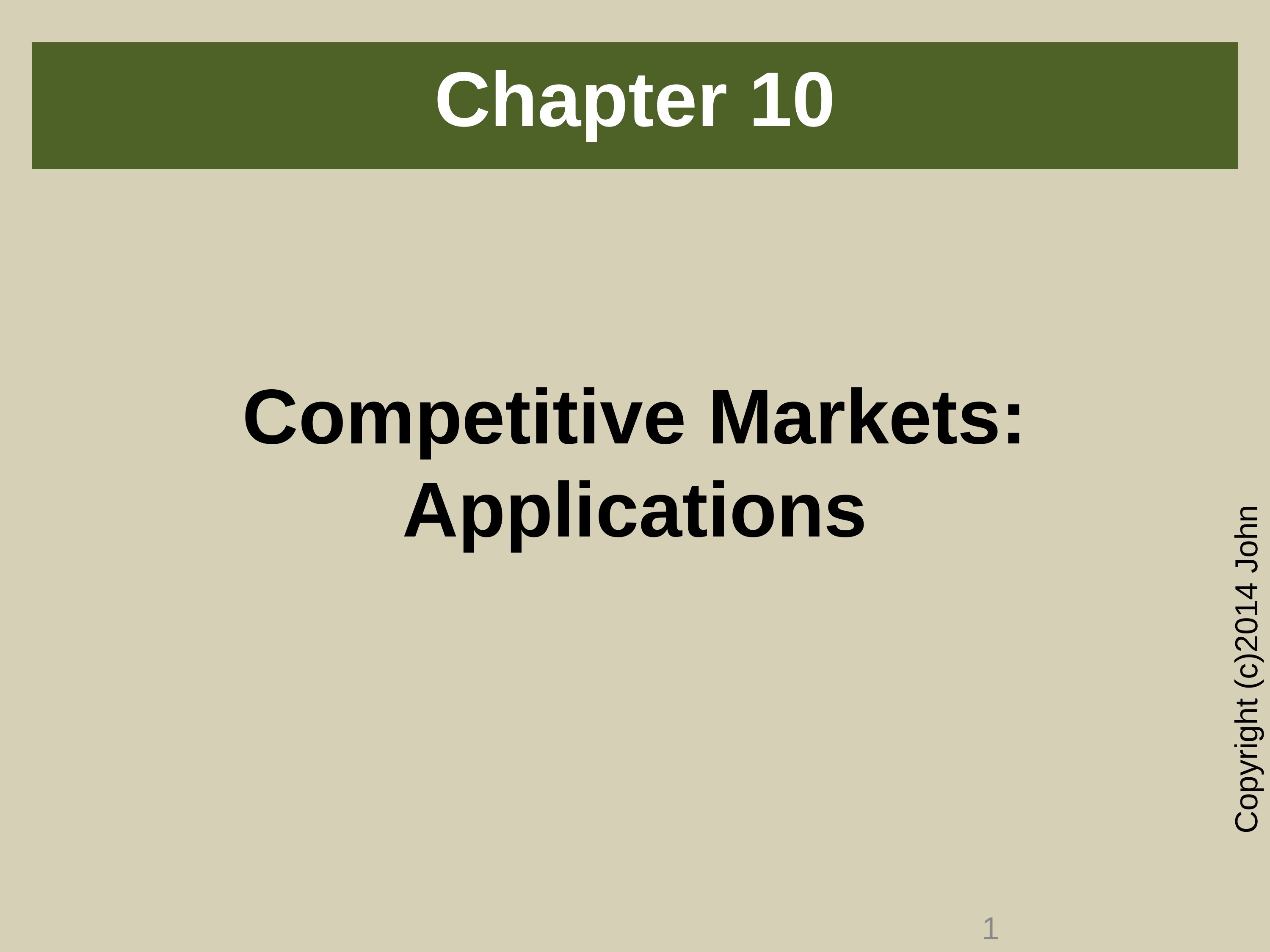 Lecture Microeconomics: Chapter 10 - Besanko, Braeutigam