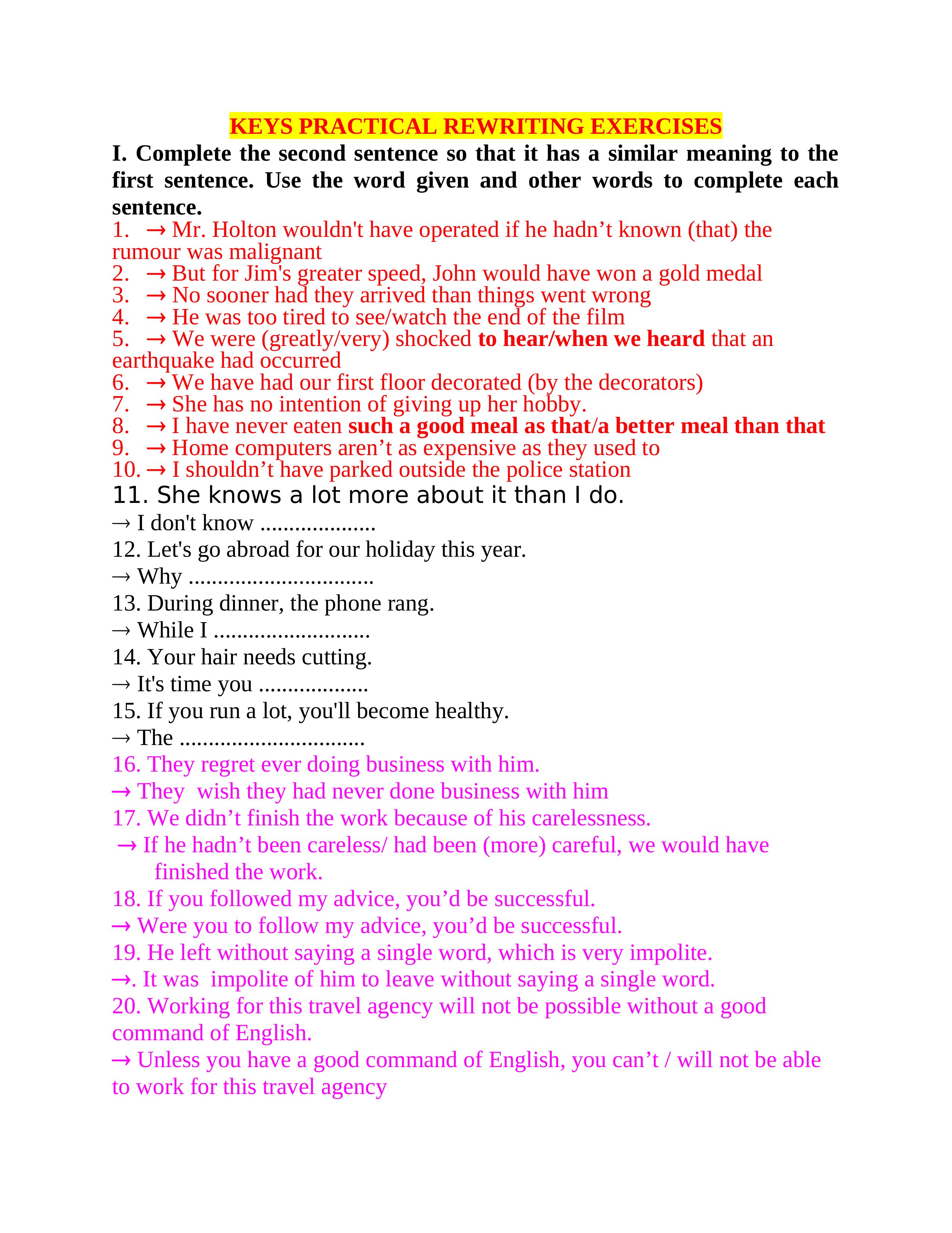 Keys Practical Rewriting Exercises.docx